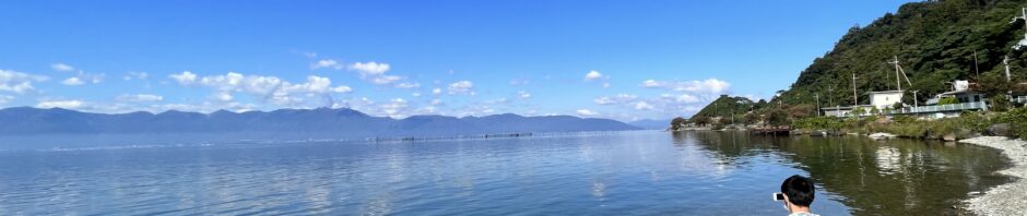 沖島と琵琶湖